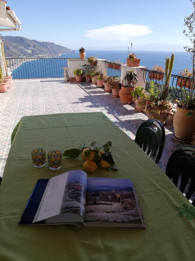 Il Normanno, Appartamento Con Panorama Mozzafiato Taormina Exteriör bild