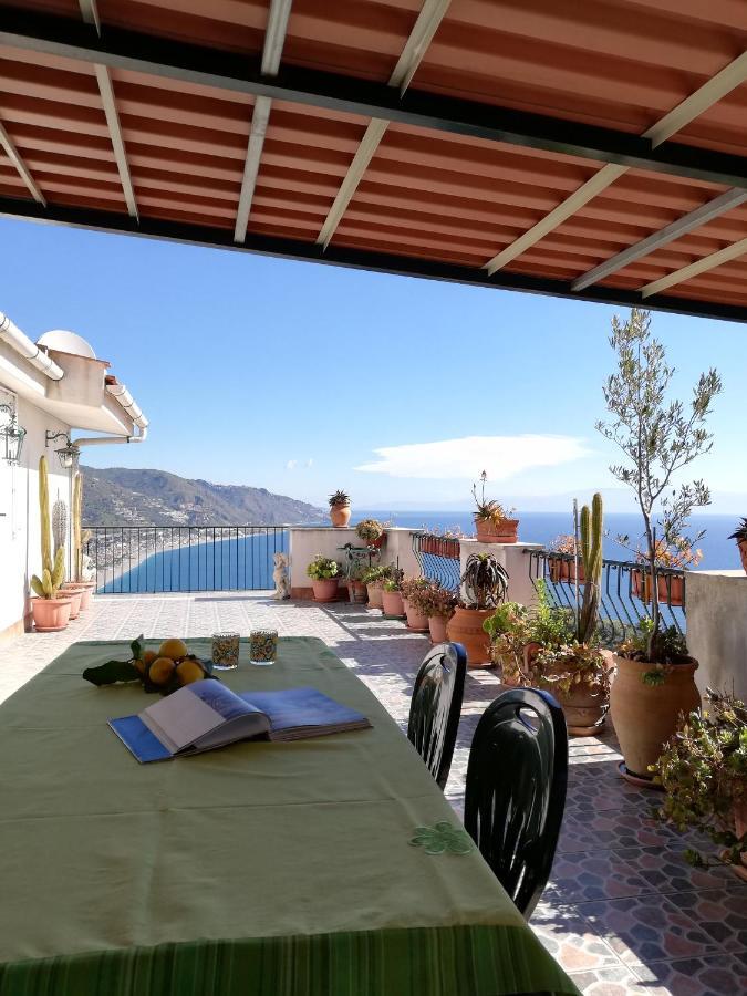 Il Normanno, Appartamento Con Panorama Mozzafiato Taormina Exteriör bild