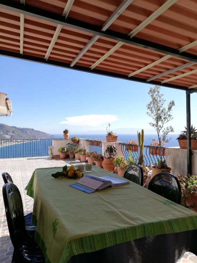 Il Normanno, Appartamento Con Panorama Mozzafiato Taormina Exteriör bild