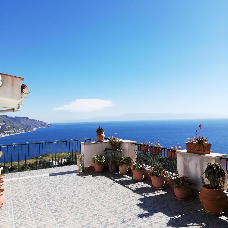 Il Normanno, Appartamento Con Panorama Mozzafiato Taormina Exteriör bild