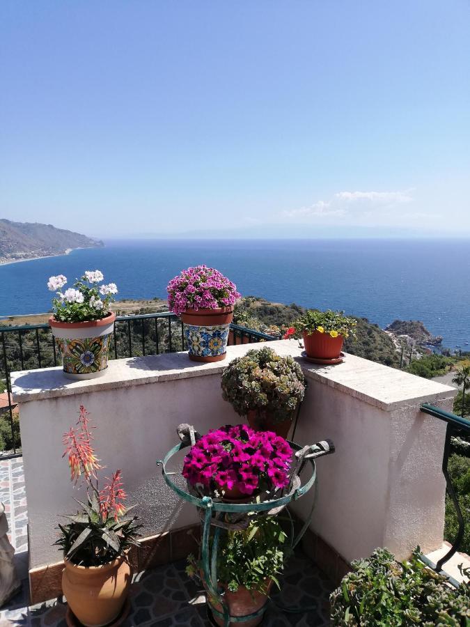 Il Normanno, Appartamento Con Panorama Mozzafiato Taormina Exteriör bild