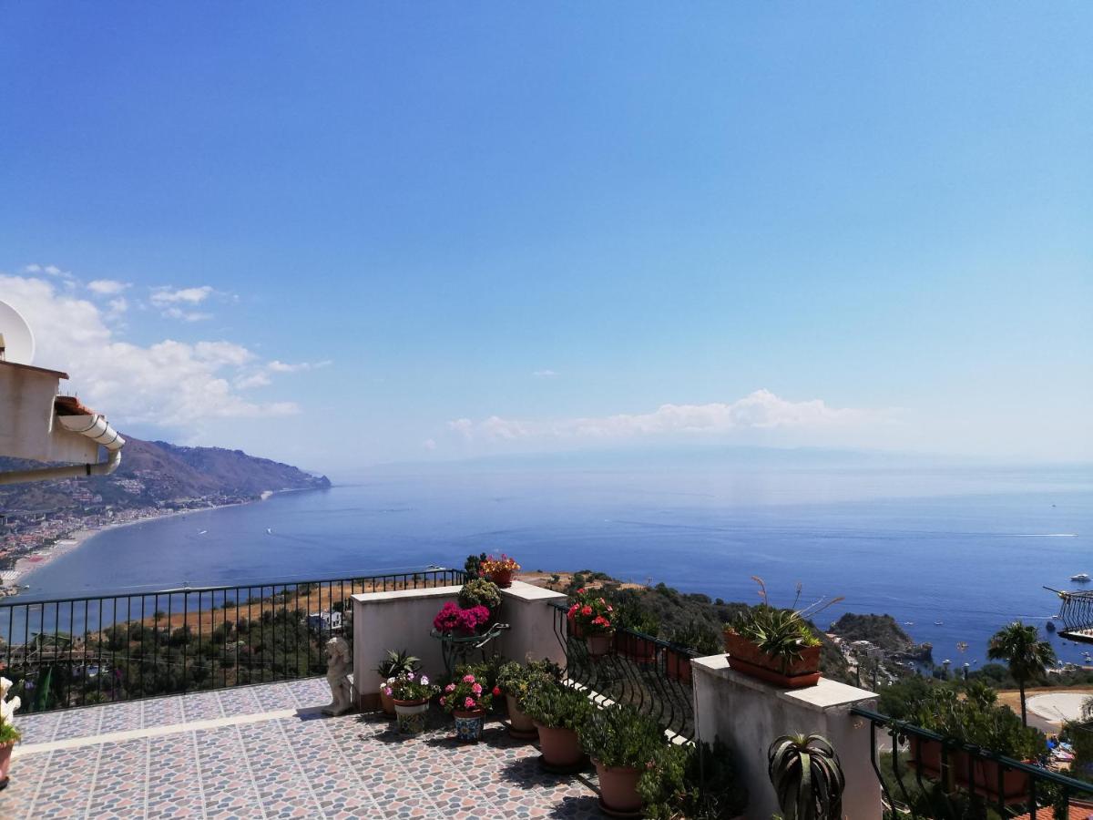 Il Normanno, Appartamento Con Panorama Mozzafiato Taormina Exteriör bild